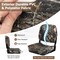Costway 2-Piece Folding Boat Seat Set with Sponge Padding & Aluminum Hinges Low Back Black